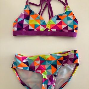 Target Multi-Color Girls Bikini in Kids